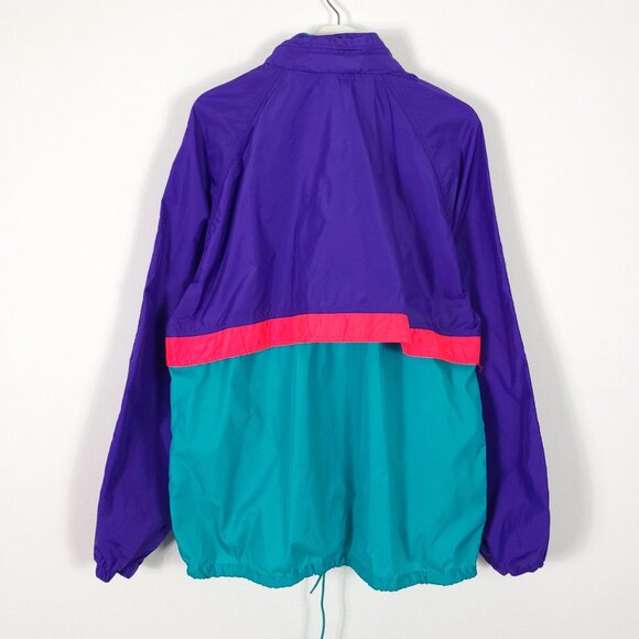 Vintage Woolrich Retro Colorblock Full Zip Windbreaker Jacket - Picture 7 of 8